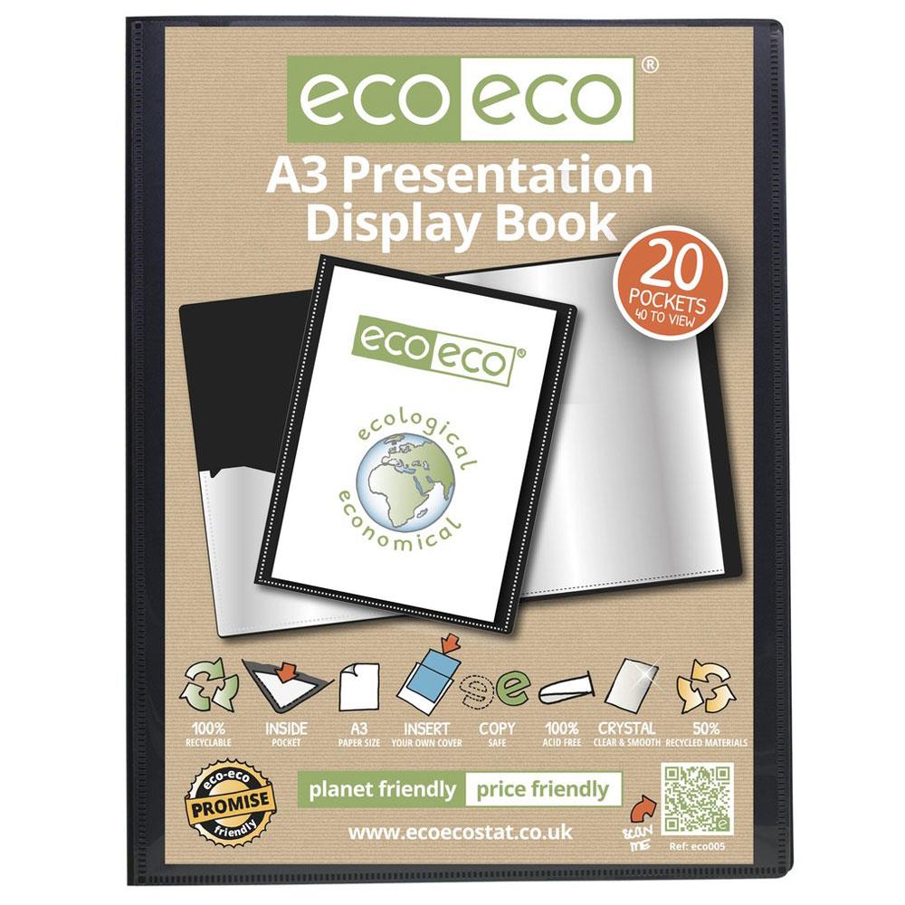 Eco Eco A3 20 Pocket Presentation Display Book
